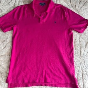 Pink polo Shirt Men’s Small
